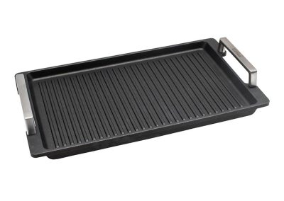 Grill plate with handles