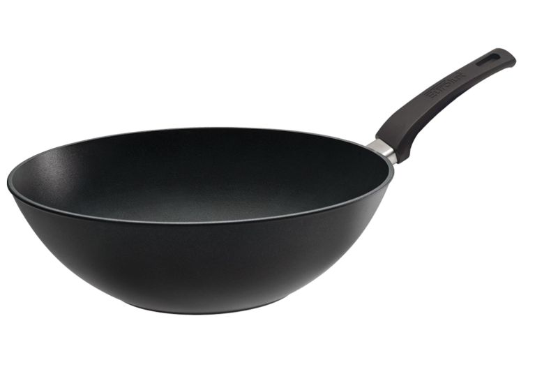 Wok with one handle